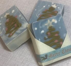 Christmas Tree Soap