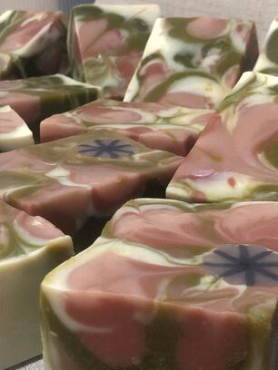 American Flag Soap