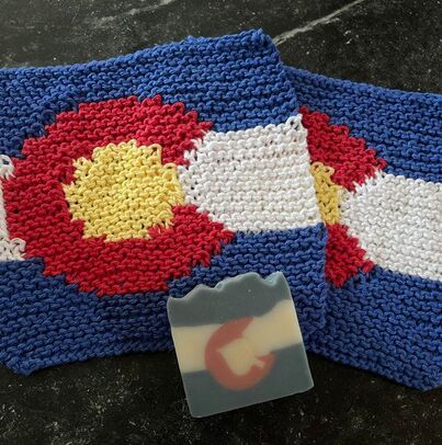 Colorado Flag Washcloth