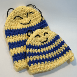 Bee Bath Mitt